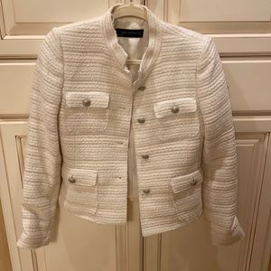 Zara White Jacket Size M